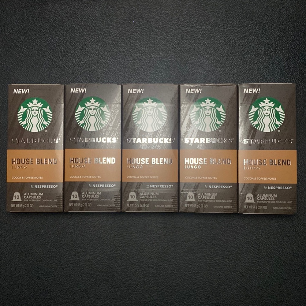 Nespresso Starbucks House Blend 50 Capsules BBD 9/22